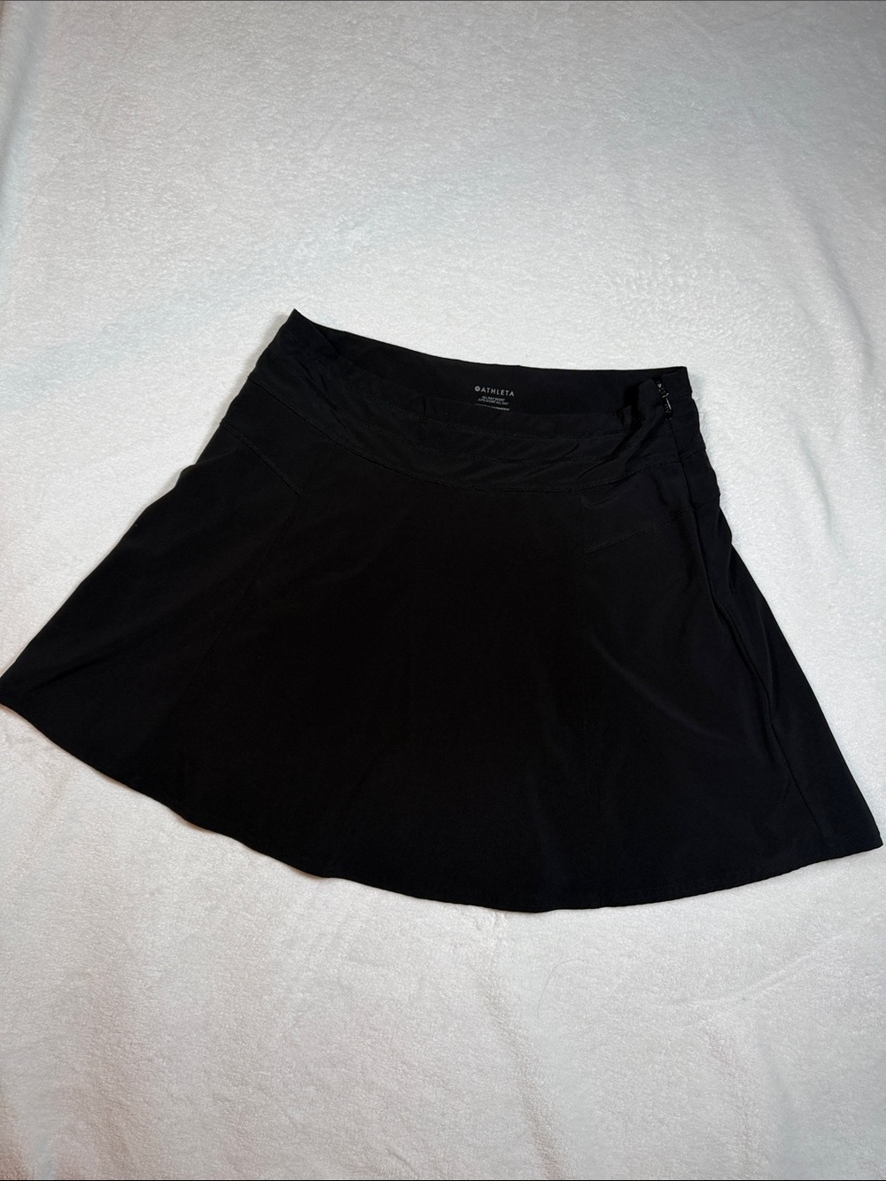 Athleta Black A-Line Active Jupe Skort with Side Detail